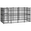 Outdoor Dog Kennel Steel 79.3 ftÃ‚Â²