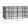 Outdoor Dog Kennel Steel 79.3 ftÃ‚Â²