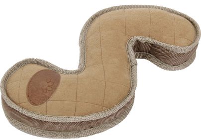 Pet Life 'The Outpack' Durable Oxford Nylon and Mesh Squeaking Plush Dog Toy (Color: khaki)