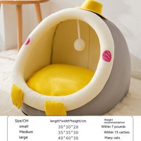 Four Seasons Universal Small Dog Removable And Washable Kennel (Option: Hooded Penguin-M)